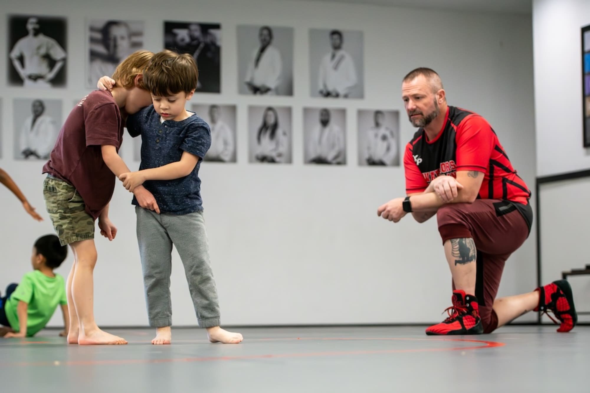 Youth wrestling at CMJJ The Colony
