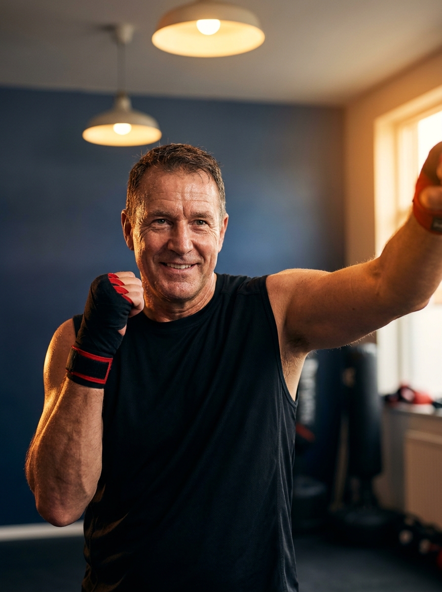 Paul after training
